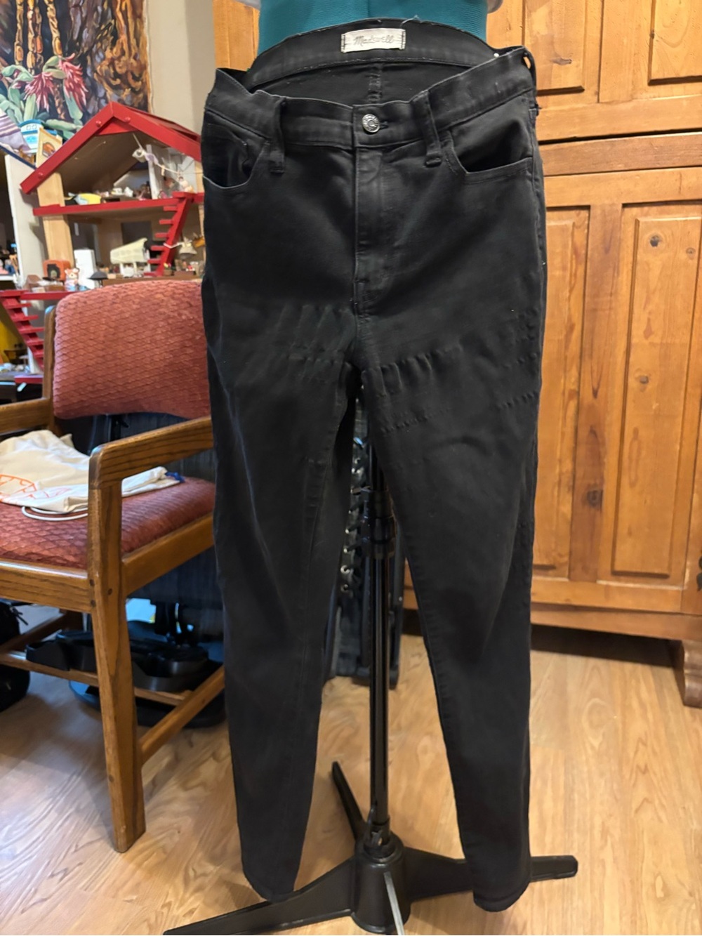 Madewell Black Skinny High-Rise Jeans